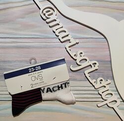 Біло-чорні шкарпетки для хлопчика OVS р. 23-28