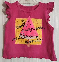 Рожева футболка з кавуном р. 3-4 роки