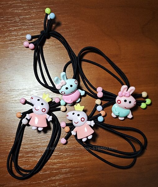 Еластичні резинки Свинка Пеппа