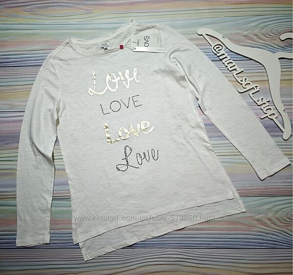 Білий меланжевий реглан OVS р. 12-13 років