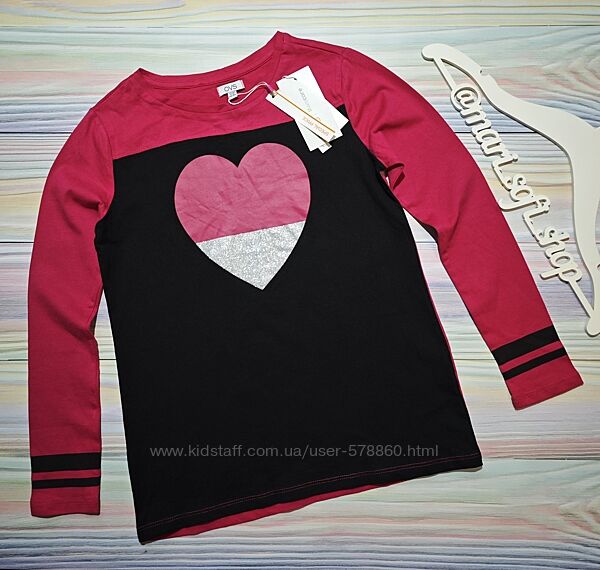 Рожево-чорний реглан для дівчинки OVS р. 11-12 років