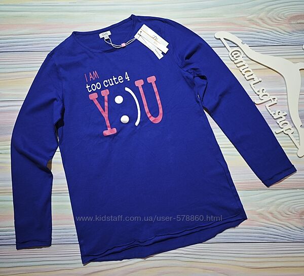 Синій реглан з принтом OVS р. 13-14 років