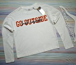 Молочний реглан з написом OVS р. 13-14 років