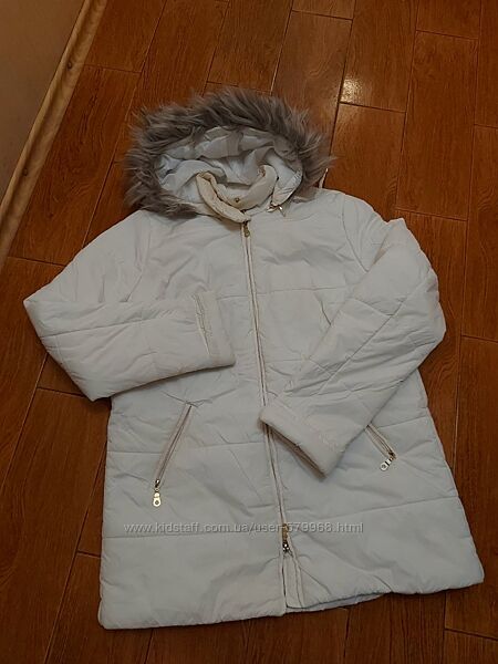 Куртка біла с пухом р.50-52
