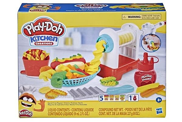 Набор пластилина Play-Doh Kitchen Creations Spiral Fries