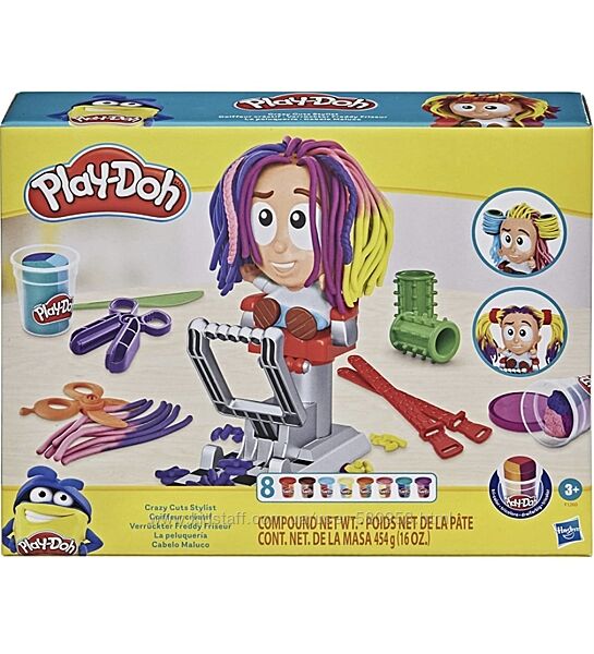 Набор пластилина Play-Doh Crazy Cuts Сумасшедшие Прически