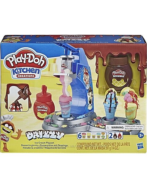 Набор пластилина Play-Doh Kitchen Creations Drizzy Ice Cream 