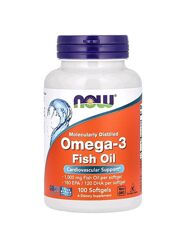 Now Foods Omega-3 рыбий жир, бестселлер Iherb, 100 капсул, Киев в наличии