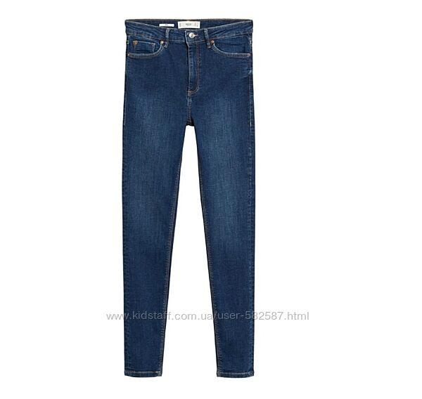 Темно-сині вузькі джинси MANGO скінні 32р XS