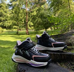 Черевики демісезонні хайтопи для дівчинці 29р, 18.4 см, арт 1156