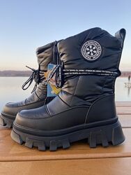 Зимові дутики сапоги Tom. m 33/35р, дівчинка, арт 1262