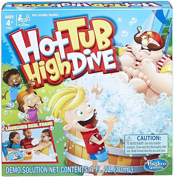 Игра Хасбро Прыжок с трамплина в джакузи Hasbro Hot Tub High Dive Game