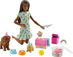 Барби мулатка Вечеринка для щенков Барбі вечірка Barbie Puppy Party