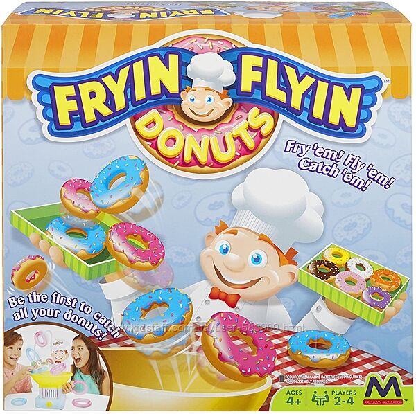 Игра Летающие пончики гра Літаючі пончики Maya Games Fryin Flyin Donuts
