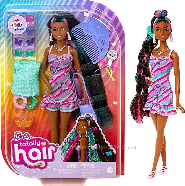  Барби Звездная красотка барбі красуня Barbie Totally Hair Butterfly