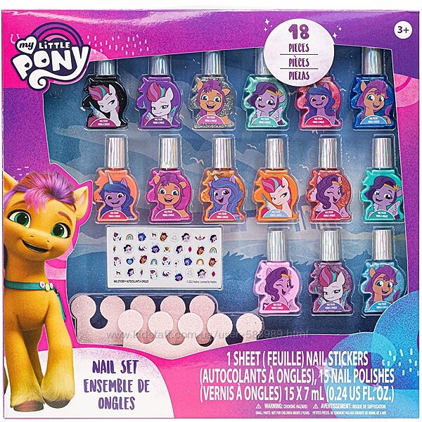 Набор детских лаков для ногтей Май литл пони Townley Girl My Little Pony