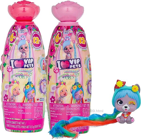 Домашний питомец мини сюрприз IMC Toys VIP Pets Mini Fans Spring Vibes