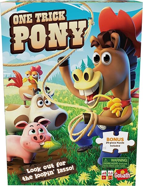 Настольная игра ковбой пони с лассо Goliath One Trick Pony Game