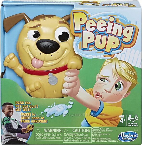 Игра писяющий щенок веселая собака Hasbro Gaming Peeing Pup Game