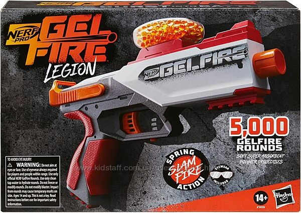 Бластер нерф гелеві кульки Nerf Pro Gelfire Legion Spring Action Blaster