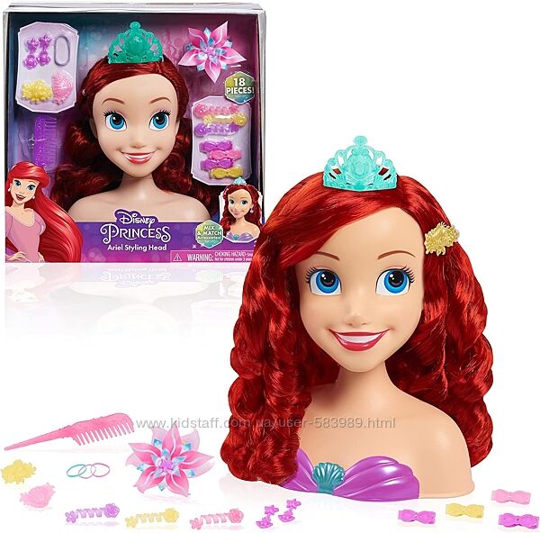 Манекен голова для зачісок Аріель Disney Princess Ariel Styling Head