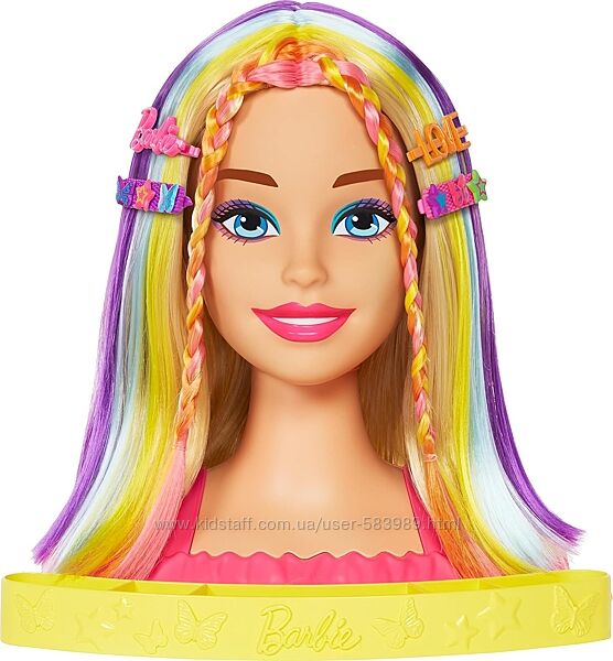 Манекен голова для зачісок Барбі Barbie Color Reveal Deluxe Styling Head