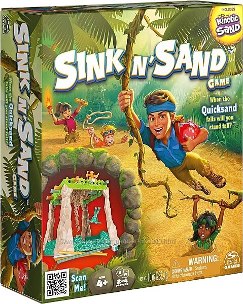 Гра рухомі піски з кінетичним піском Spin Master Sink N Sand Game