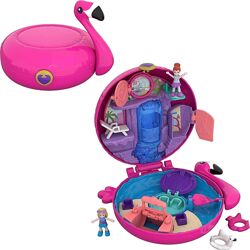 Поллі покет фламінго мікроляльки Polly Pocket Flamingo Floatie