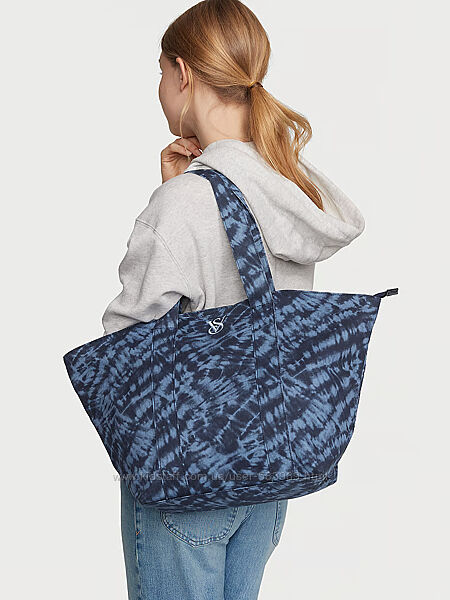 Пляжна сумка шопер Вікторія Сікрет Victorias Secret Tie-Dye Tote bag