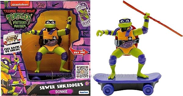 Черепашка ніндзя Донателло на скейті Teenage Mutant Ninja Turtles Donatello