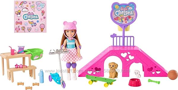 Барбі Челсі скейт парк Барби Челси Barbie Chelsea Skate Park