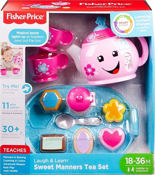 Фішер прайс чайний сервіз Чайный сервиз Fisher Price Sweet Manners Tea