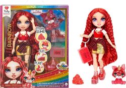 Рейнбоу хай Рубі червона з слаймом Rainbow High Ruby Red Slime