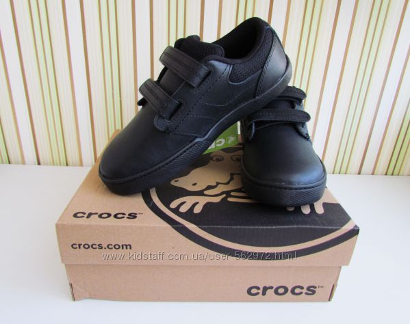 Туфли кожаные Crocs Uniform Shoes. Акционная цена 