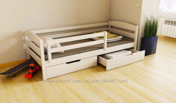 Дитяче ліжко з масиву бука Хюго
