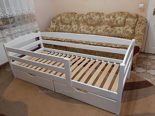 Ліжко для дітей з масиву бука Нота Плюс