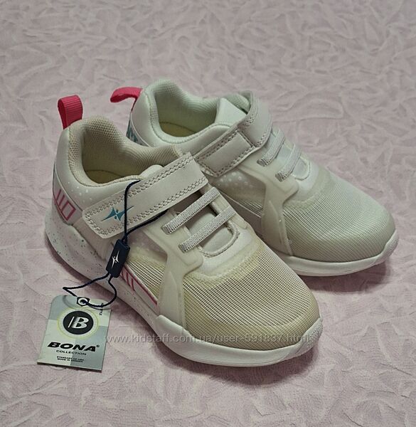 Дитячі текстильні кросівки bona на липучці. весна-літо. р.31, 20см.