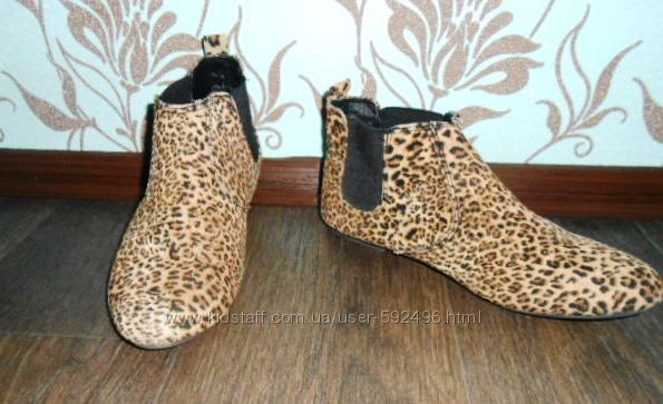 ботиночки леопардовые
