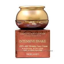 Омолаживающий крем со змеиным ядом Bergamo Intensive Snake Wrinkle Care Cre