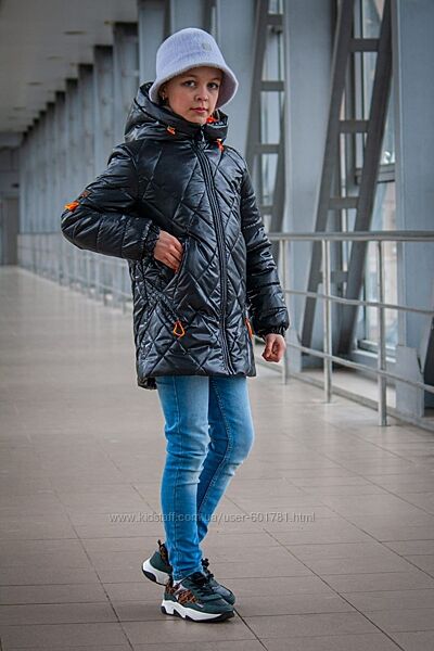 Куртка на дівчинку демі Еліс Новинка сезону весна 2024 - 