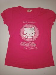 фирменная Hello Kitty футболка яркая,  девочка на 3,4,5лет 