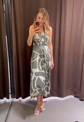 Zara плаття, сукня, сарафан бавовни, хлопка