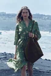 Zara платье с принтом, сукня, плаття
