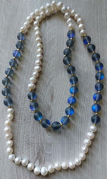 Ожерелье , бусы 90 см