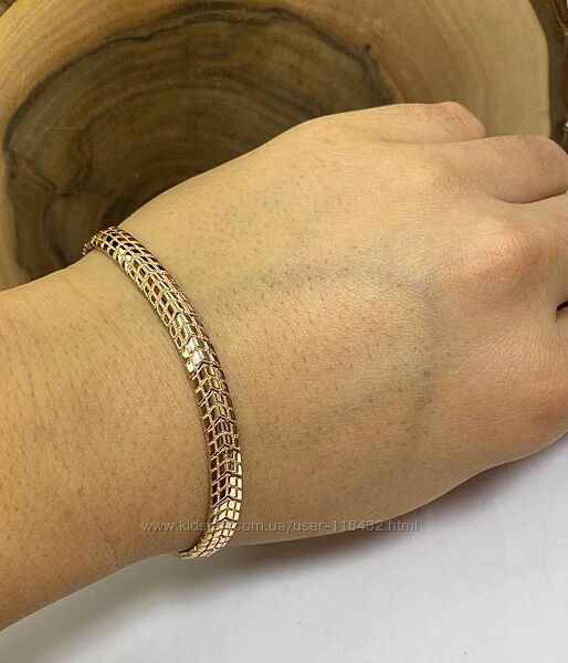 Золотий браслет 21.5 см