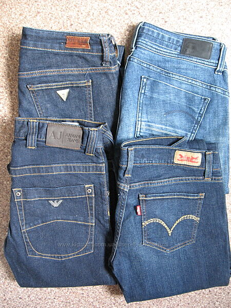 Брендові джинси armani, guess, 29 розмір 