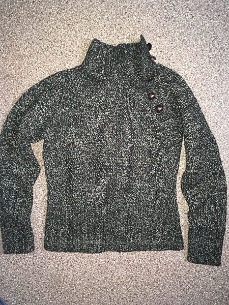 Mexx оригінальний светр гольф кофта меланж з вовною