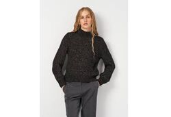 Mexx оригінальний светр гольф кофта меланж з вовною