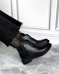 Черевики жіночі демі з натуральноі шкіри та зима на хутрі