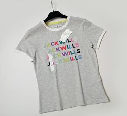 Новая женская футболка с надписью Jack Wills